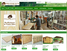 Tablet Screenshot of mercatodellegno.com